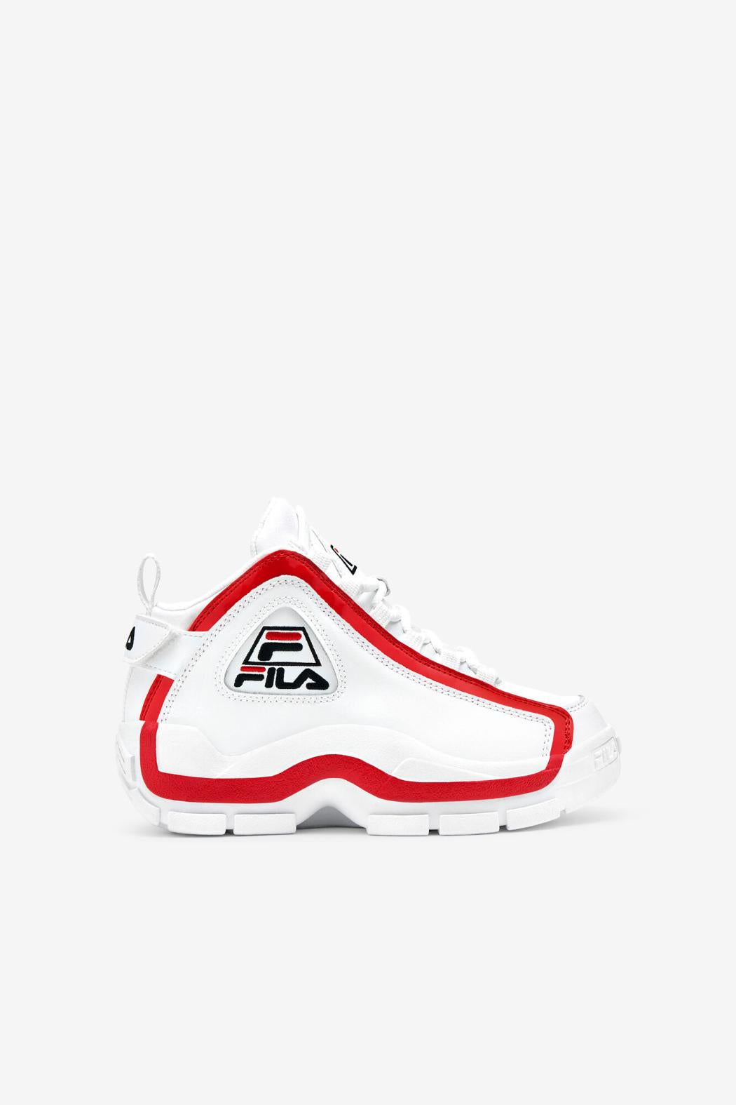 FILA Big Kids' Grant Hill 2 114 WHITE / FILA RED / BLACK | Kids Big Kids (3.5-7)