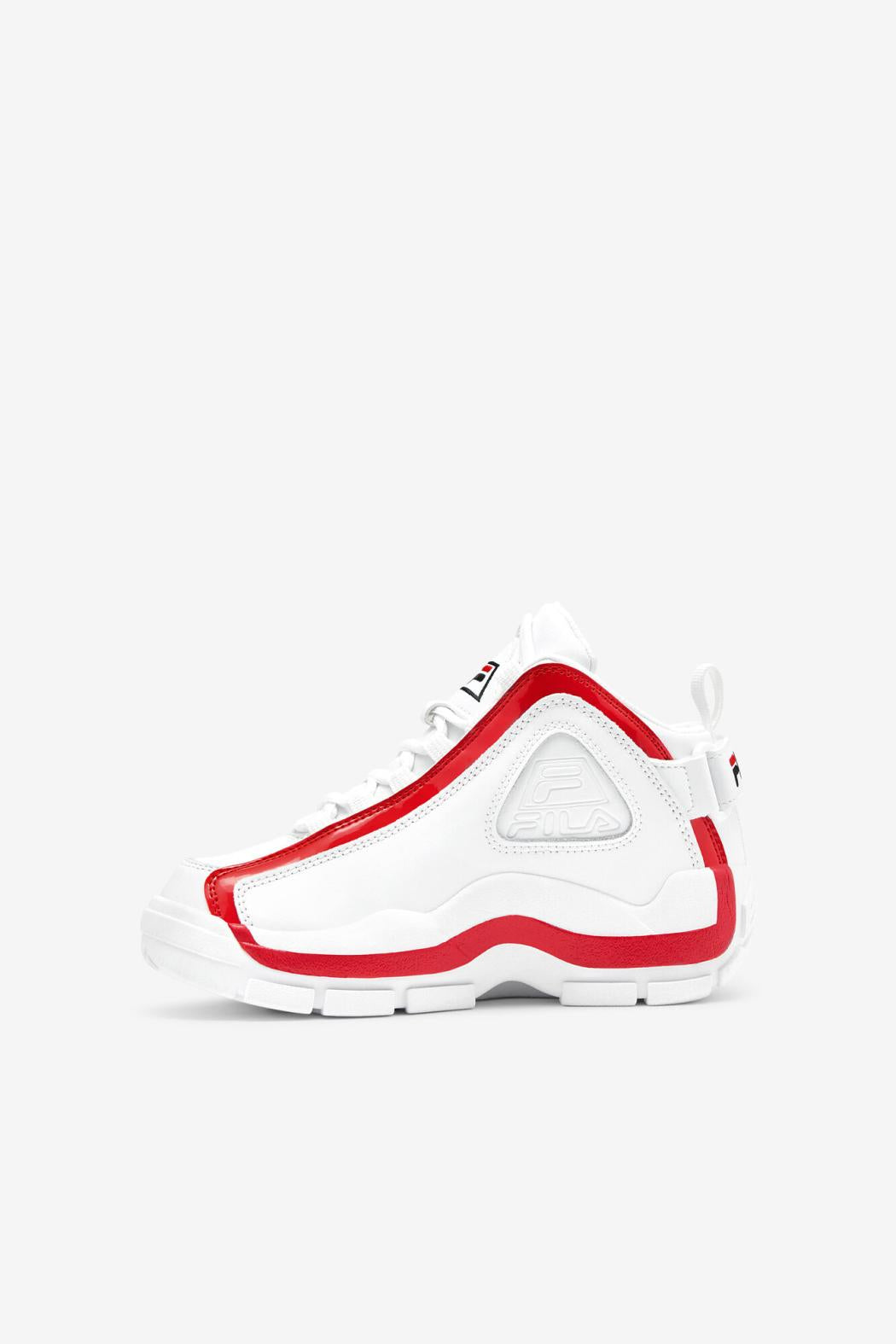 FILA Big Kids' Grant Hill 2 114 WHITE / FILA RED / BLACK | Kids Big Kids (3.5-7)