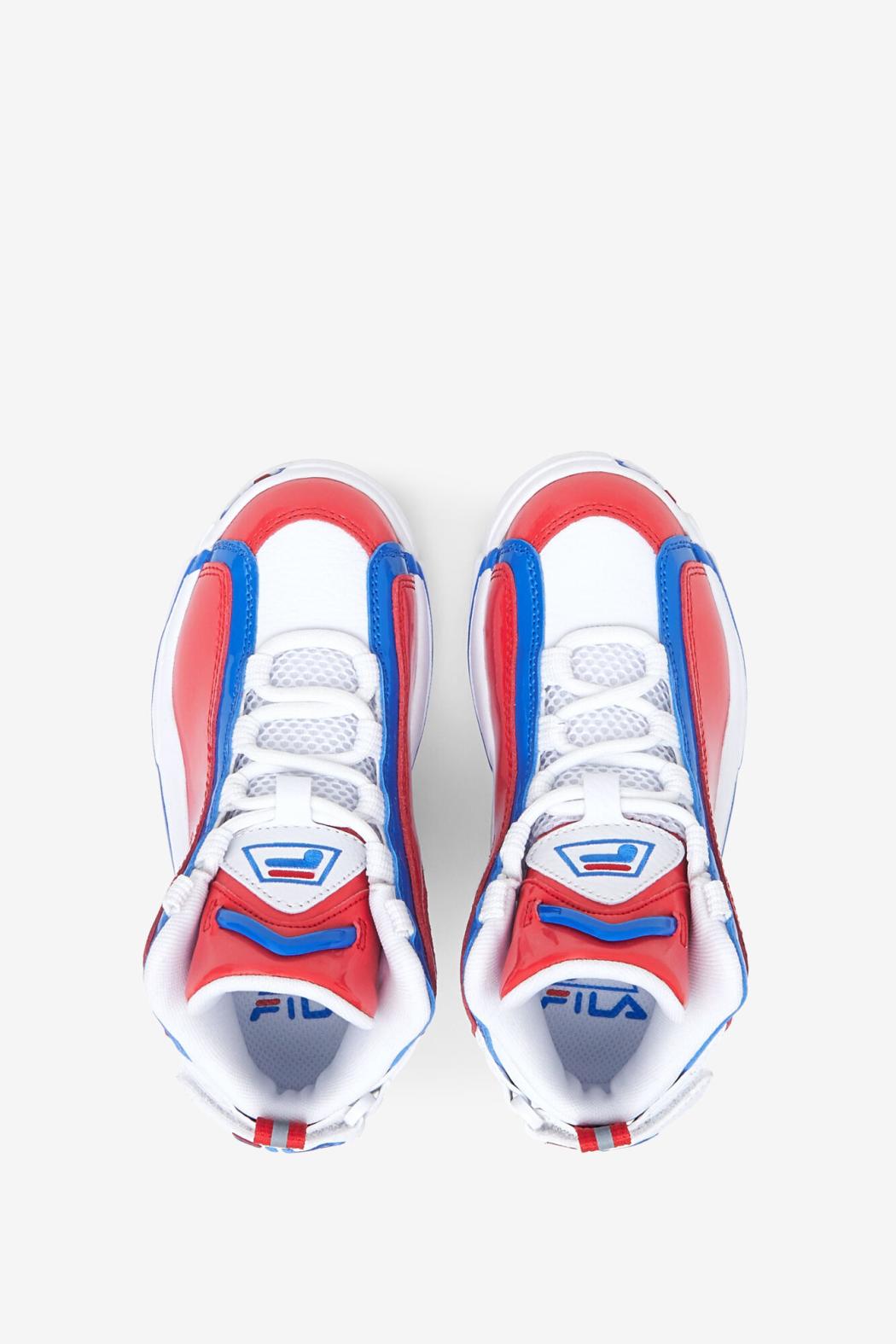 FILA Big Kids' Grant Hill 2 125 WHITE / RED / PRINCE BLUE | Kids Big Kids (3.5-7)
