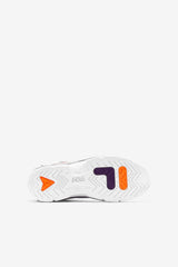 FILA Big Kids' Grant Hill 2 History 133 WHITE / PURPLE PENNANT / VIBRANT ORANGE | Kids Big Kids (3.5-7)