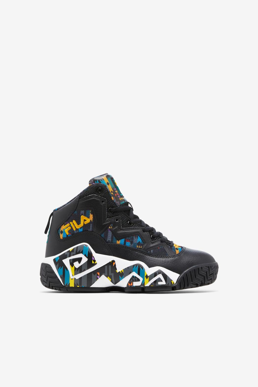 FILA Big Kids' MB 014 BLACK / JUNE BUG / SAFFRON | Kids Big Kids (3.5-7)
