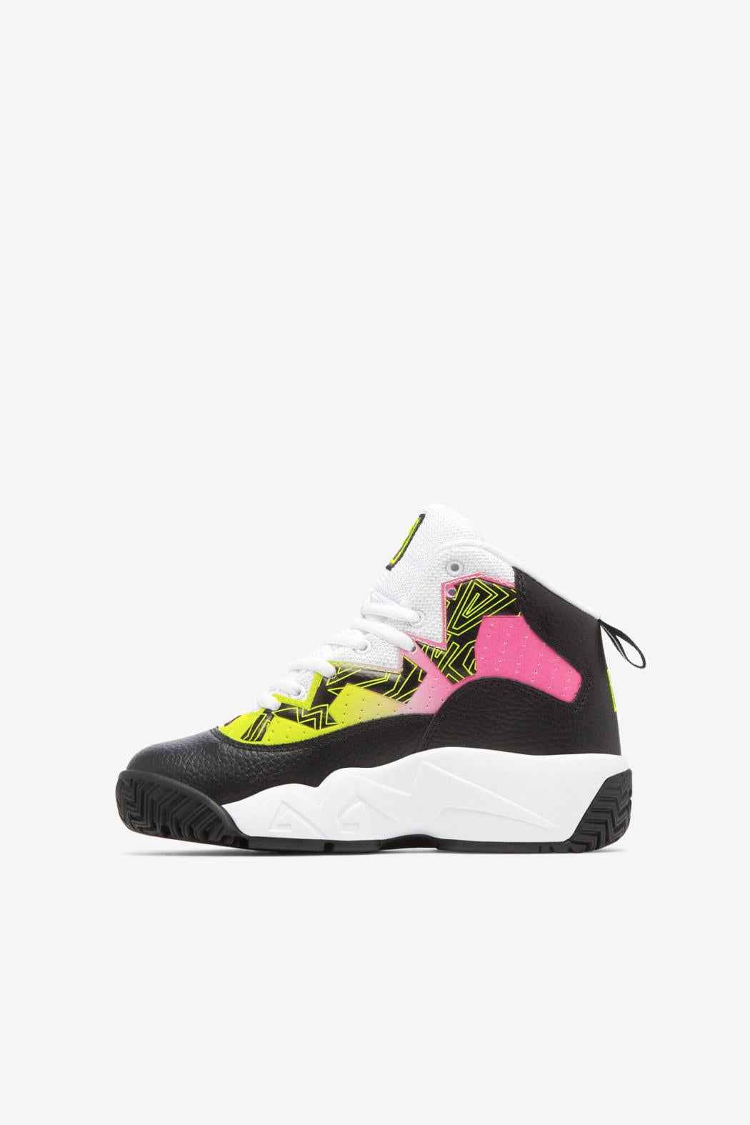 FILA Big Kids' MB 016 BLACK / SAFETY YELLOW / WHITE | Kids Big Kids (3.5-7)
