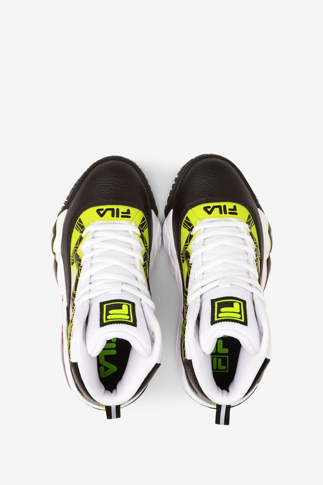 FILA Big Kids' MB 016 BLACK / SAFETY YELLOW / WHITE | Kids Big Kids (3.5-7)