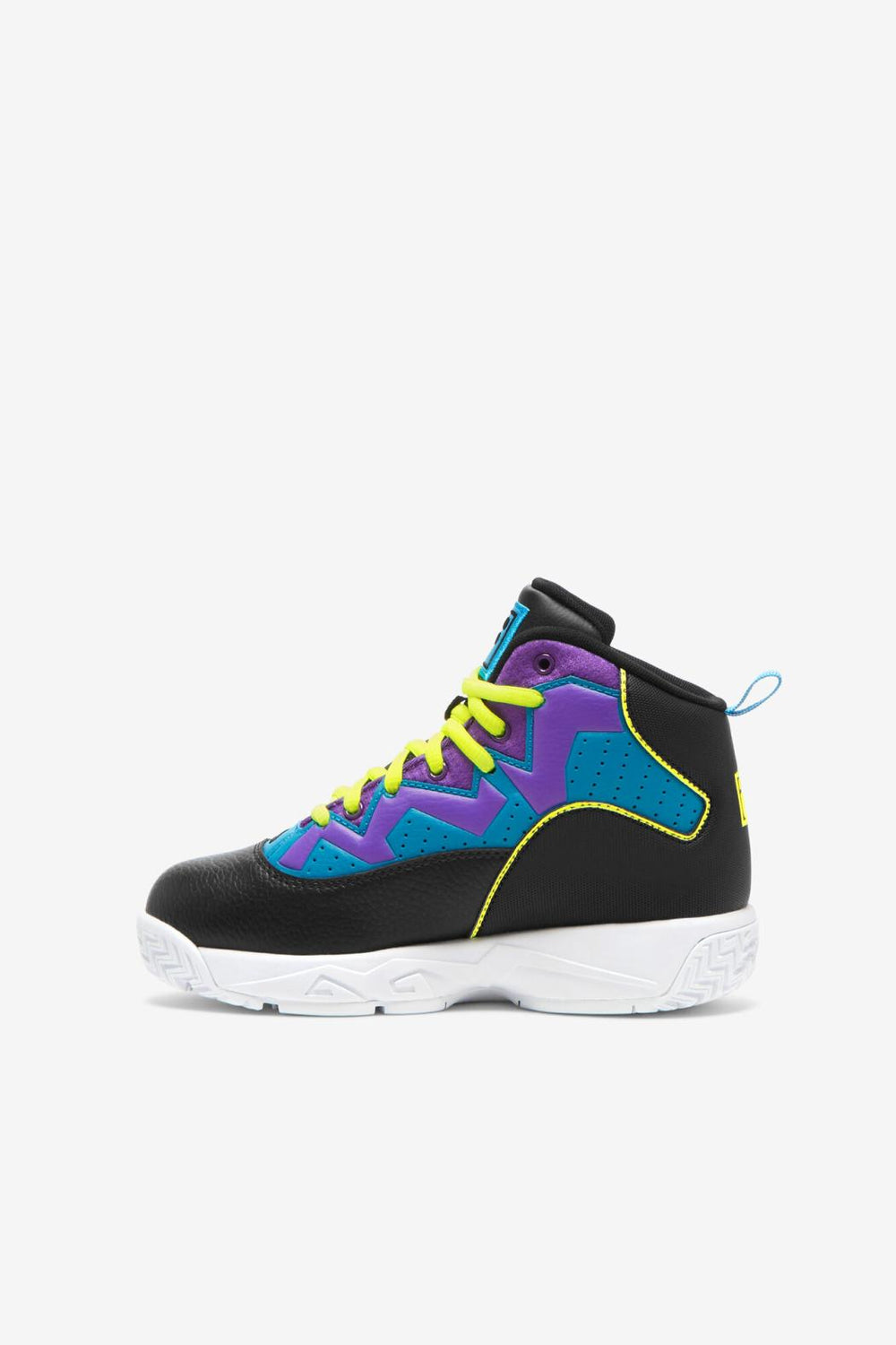 FILA Big Kids' Mb 043 BLACK / SAFETY YELLOW / ELECTRIC PURPLE | Kids Big Kids (3.5-7)