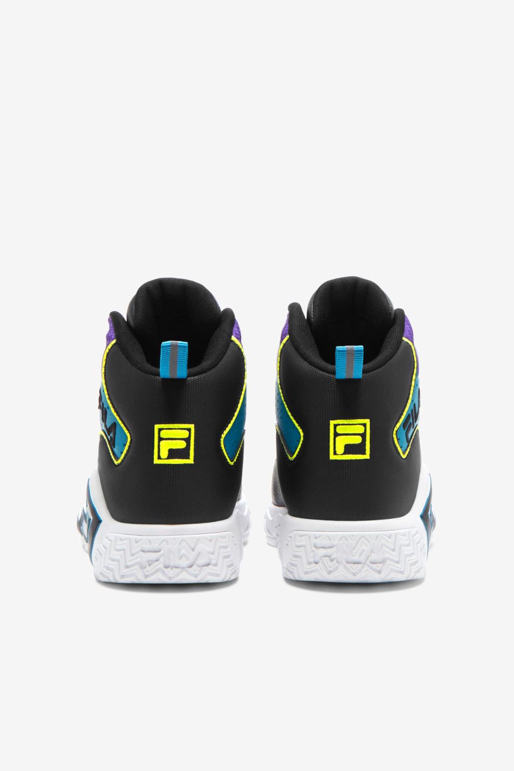 FILA Big Kids' Mb 043 BLACK / SAFETY YELLOW / ELECTRIC PURPLE | Kids Big Kids (3.5-7)