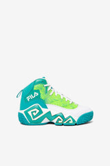 FILA Big Kids' Mb 142 WHITE / CERAMIC / GREEN GECKO | Kids Big Kids (3.5-7)