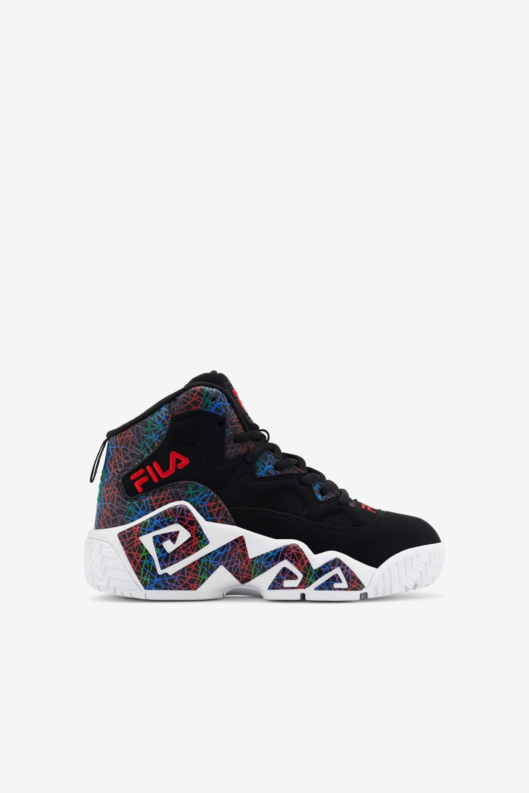 FILA Big Kids' MB Laser 048 BLACK / AMAZON / ELECTRIC BLUE | Kids Big Kids (3.5-7)