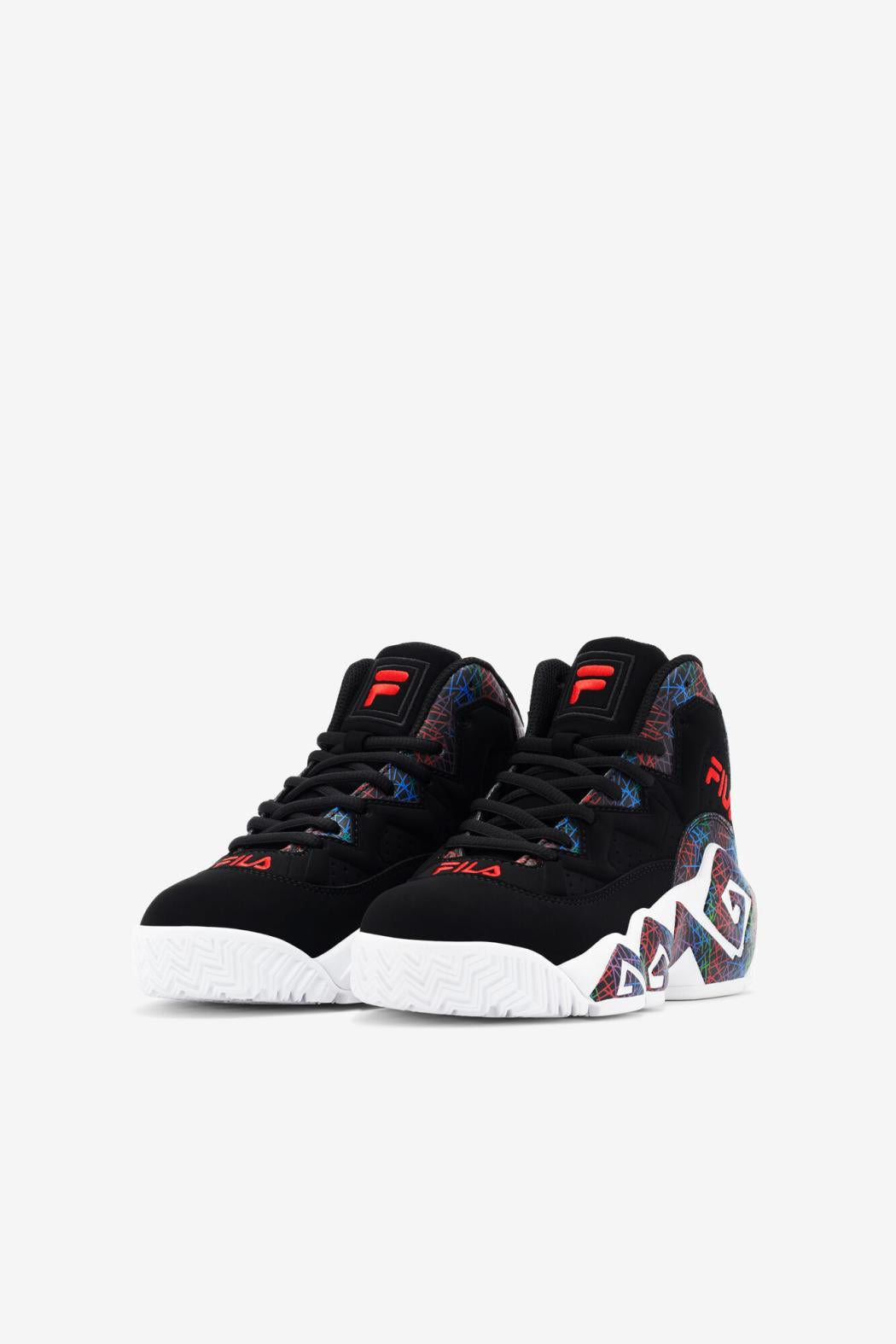 FILA Big Kids' MB Laser 048 BLACK / AMAZON / ELECTRIC BLUE | Kids Big Kids (3.5-7)