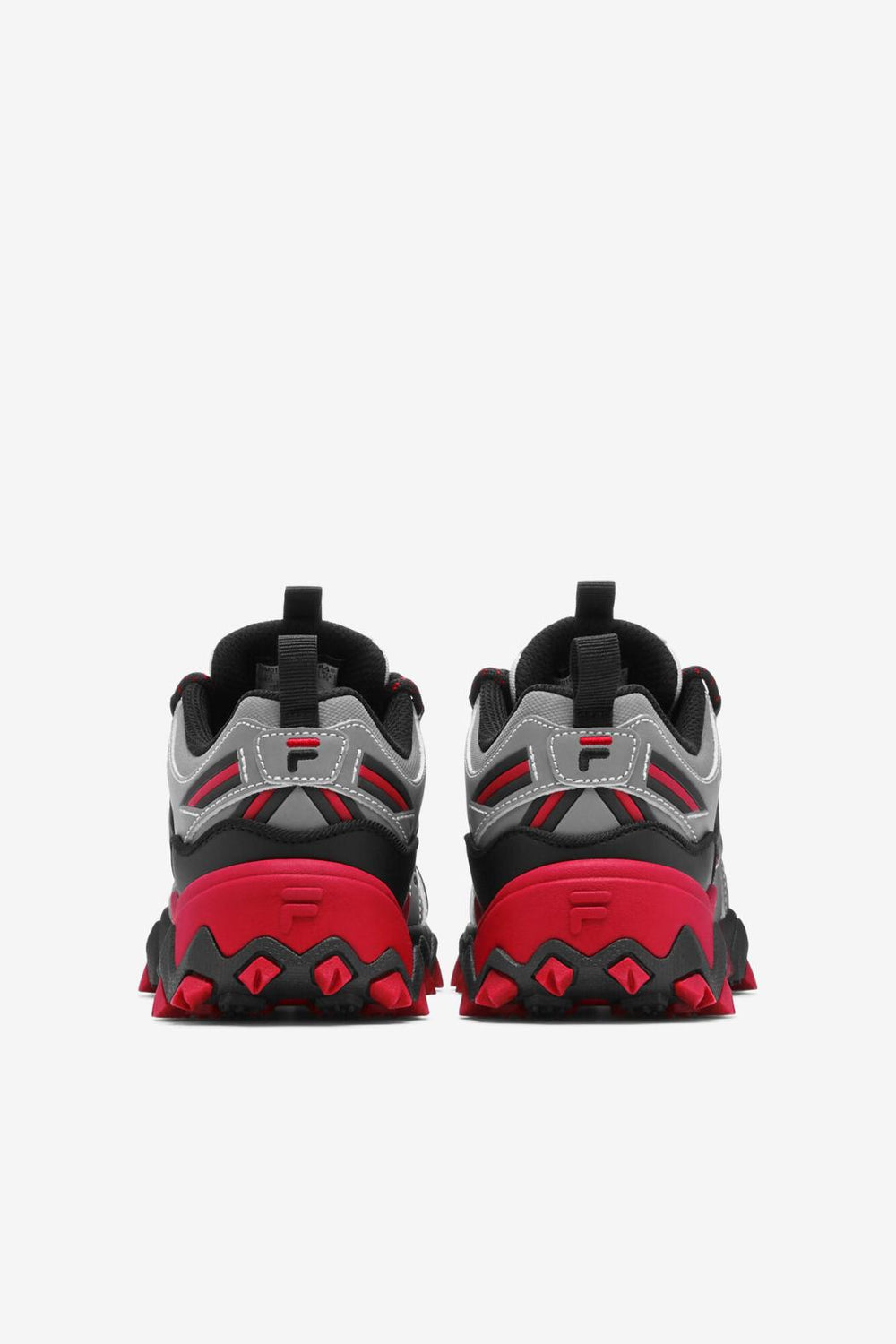 FILA Big Kids' Oakmont TR 053 METALLIC SILVER / BLACK / FILA RED | Kids Big Kids (3.5-7)