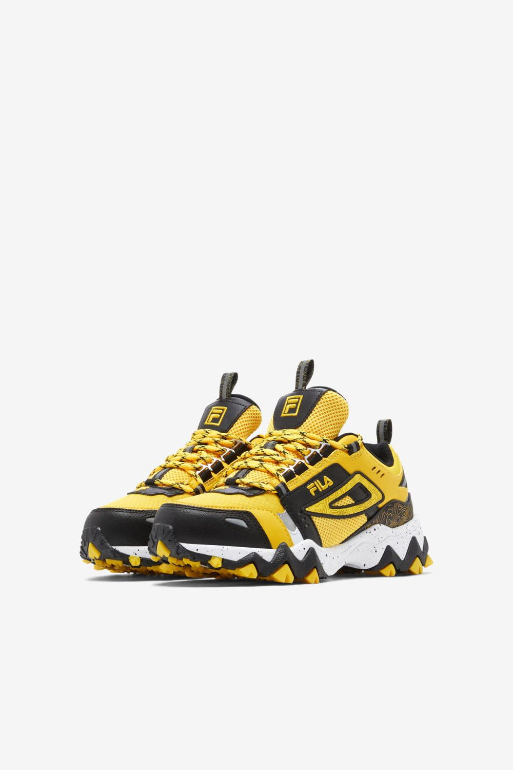 FILA Big Kids' Oakmont Tr 702 LEMON / BLACK / WHITE | Kids Big Kids (3.5-7)