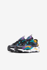 FILA Big Kids' Ray Tracer Apex 019 BLACK / IMPERIAL PURPLE / WHITE | Kids Ray Tracer