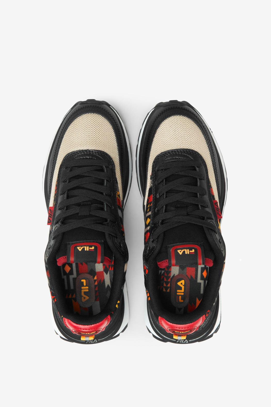 FILA Big Kids' Renno 003 BLACK / OXFORD TAN / WHITE | Kids Big Kids (3.5-7)