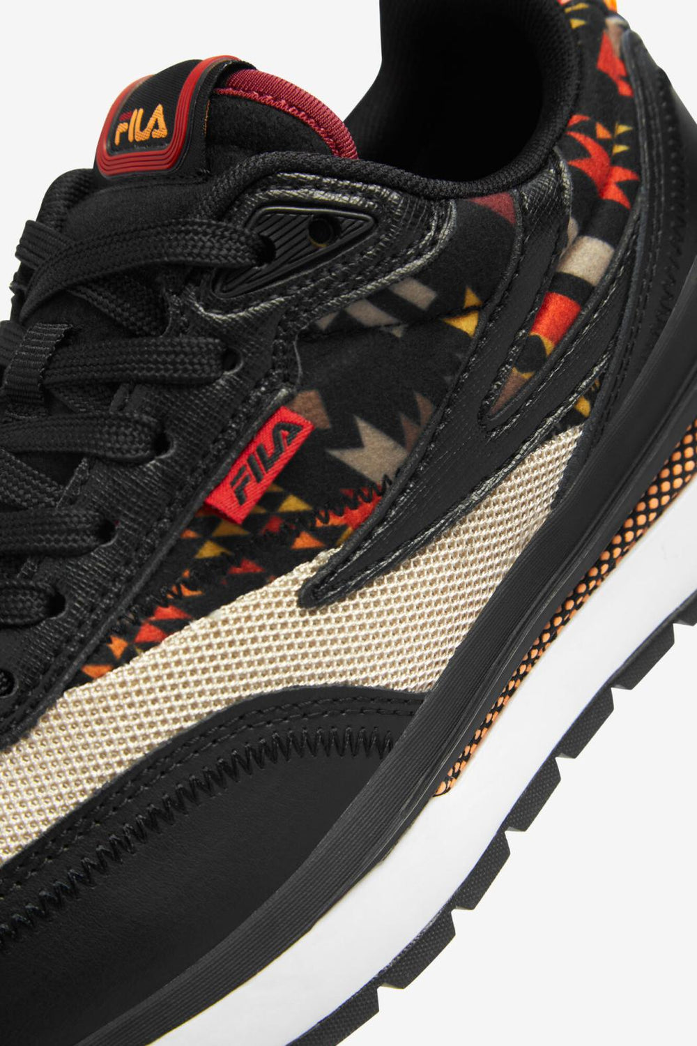 FILA Big Kids' Renno 003 BLACK / OXFORD TAN / WHITE | Kids Big Kids (3.5-7)