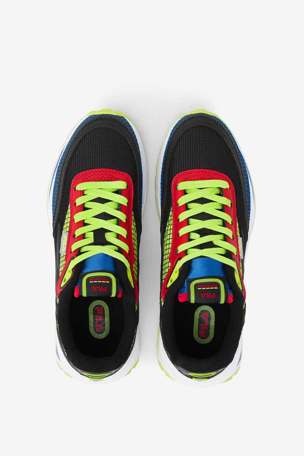 FILA Big Kids' Renno 027 BLACK / PRINCE BLUE / FILA RED | Kids Big Kids (3.5-7)