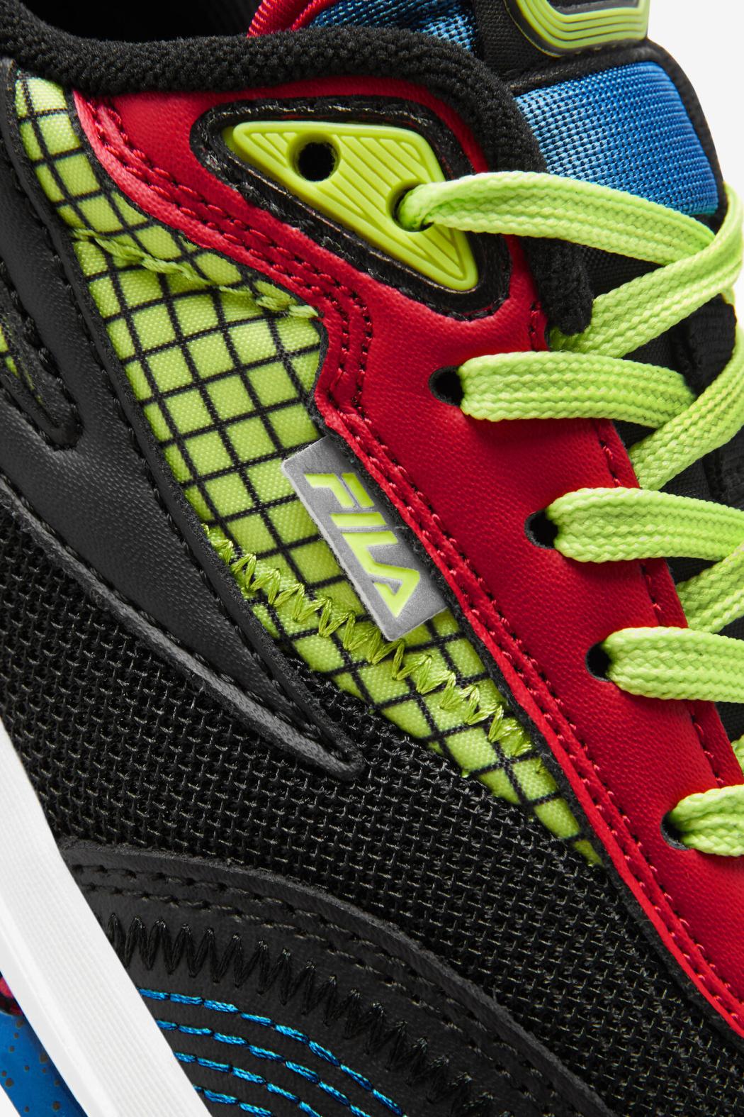 FILA Big Kids' Renno 027 BLACK / PRINCE BLUE / FILA RED | Kids Big Kids (3.5-7)