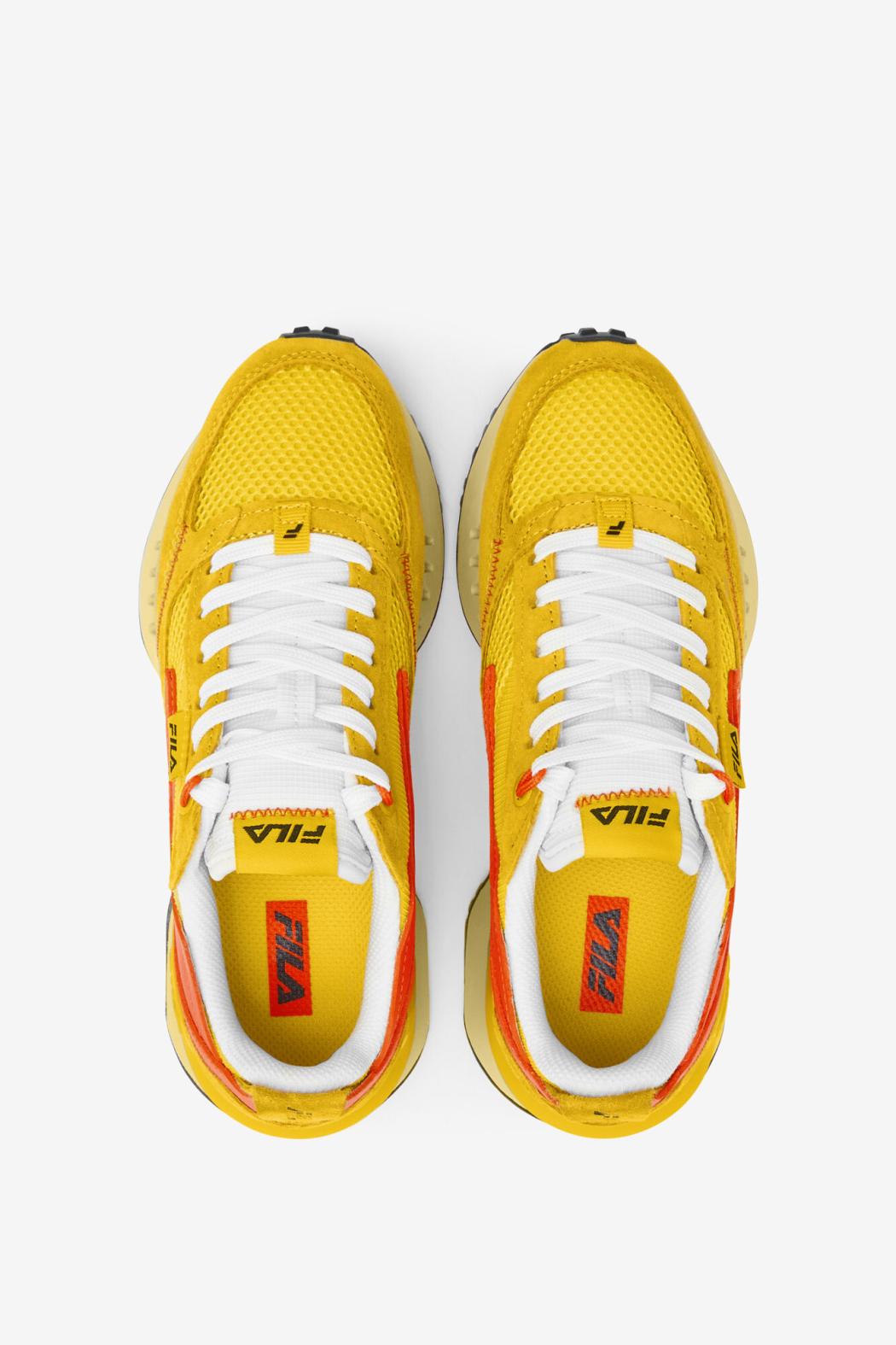 FILA Big Kids' Renno N-Generation 736 LEMON / RED ORANGE / MELLOW YELLOW | Kids Big Kids (3.5-7)