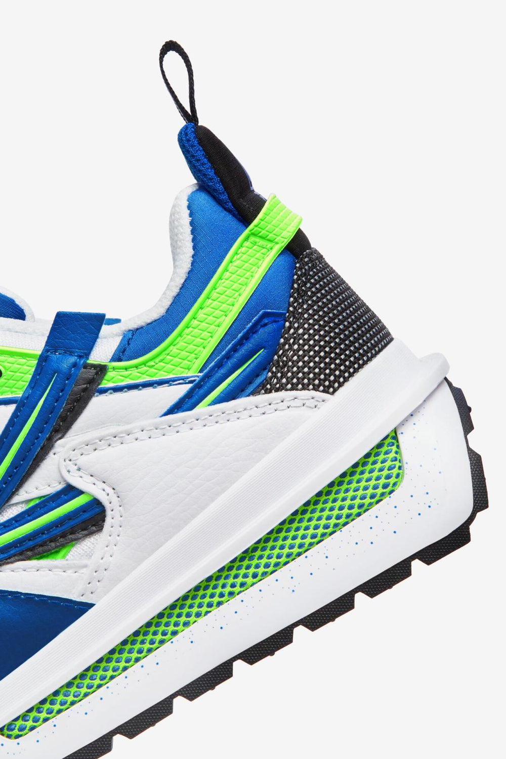 FILA Big Kids' Sandenal 143 WHITE / PRINCE BLUE / GREEN GECKO | Kids Big Kids (3.5-7)