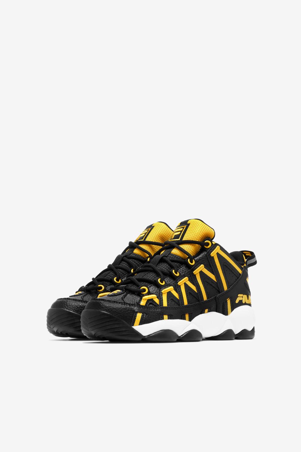FILA Big Kids' Stackhouse Spaghetti 016 BLACK / LEMON / WHITE | Kids Big Kids (3.5-7)