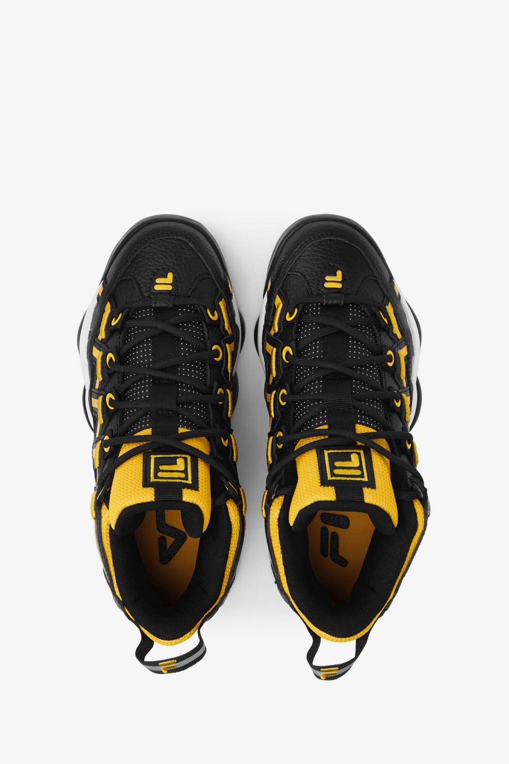 FILA Big Kids' Stackhouse Spaghetti 016 BLACK / LEMON / WHITE | Kids Big Kids (3.5-7)