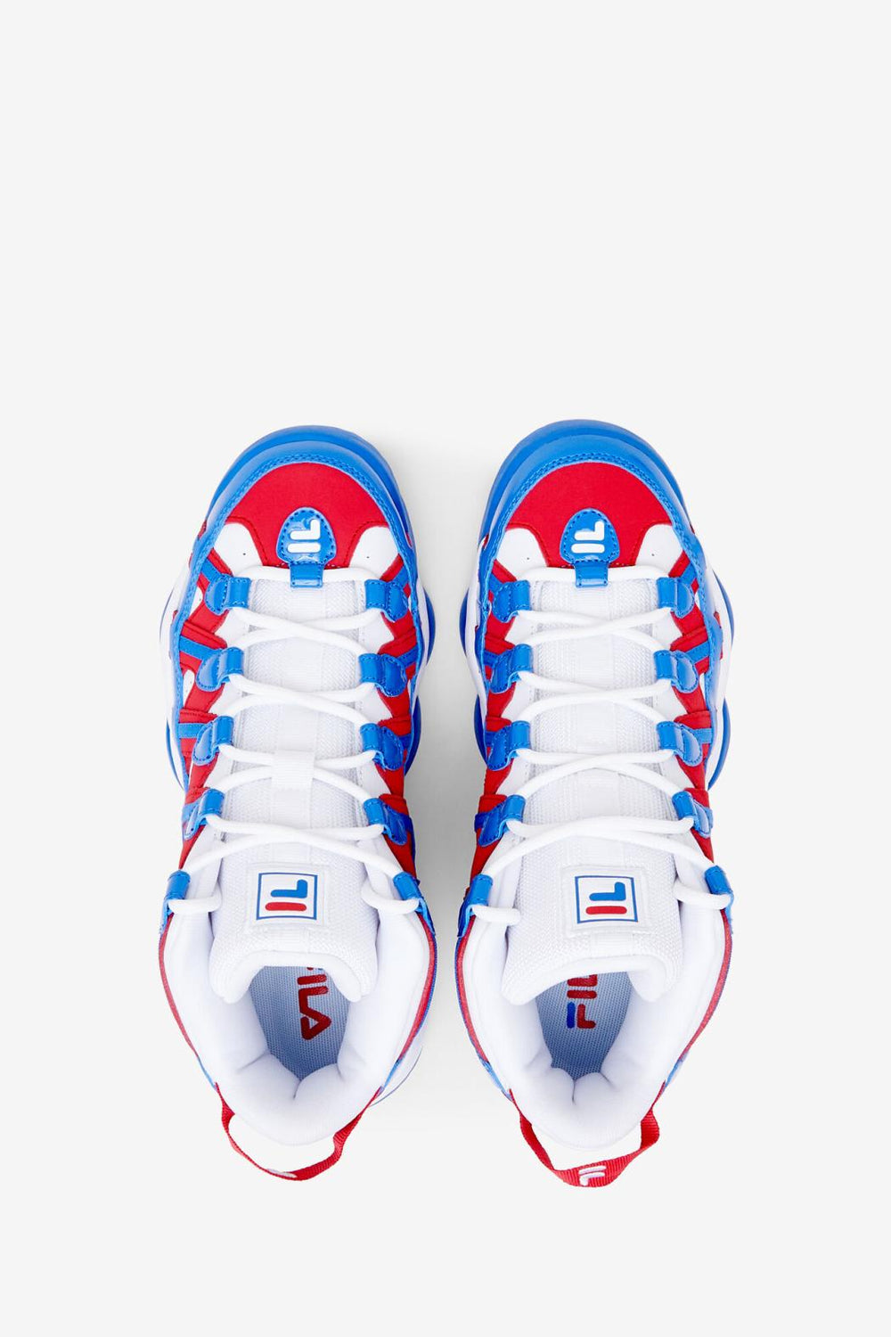 FILA Big Kids' Stackhouse Spaghetti 125 WHITE / FILA RED / PRINCE BLUE | Kids Big Kids (3.5-7)