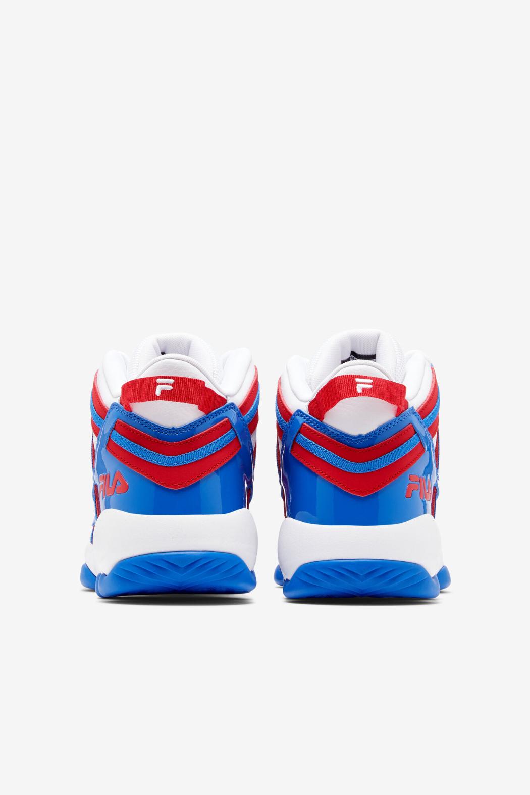FILA Big Kids' Stackhouse Spaghetti 125 WHITE / FILA RED / PRINCE BLUE | Kids Big Kids (3.5-7)