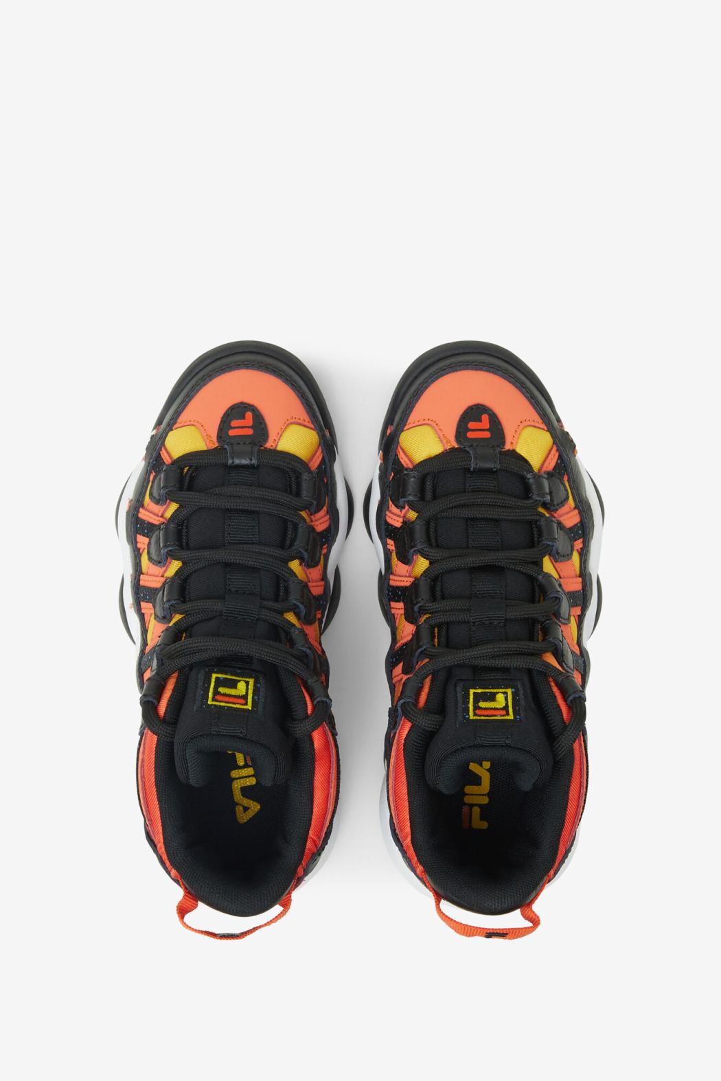 FILA Big Kids' Stackhouse Spaghetti 732 SAFFRON / PRINCE BLUE / MANDARIN RED | Kids Big Kids (3.5-7)