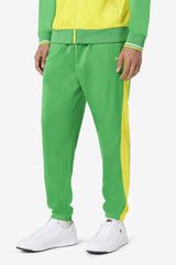 FILA Brazil Track Pant 331 FERN GREEN / CYBER YELLOW | Men Sweatsuits &amp; Tracksuits
