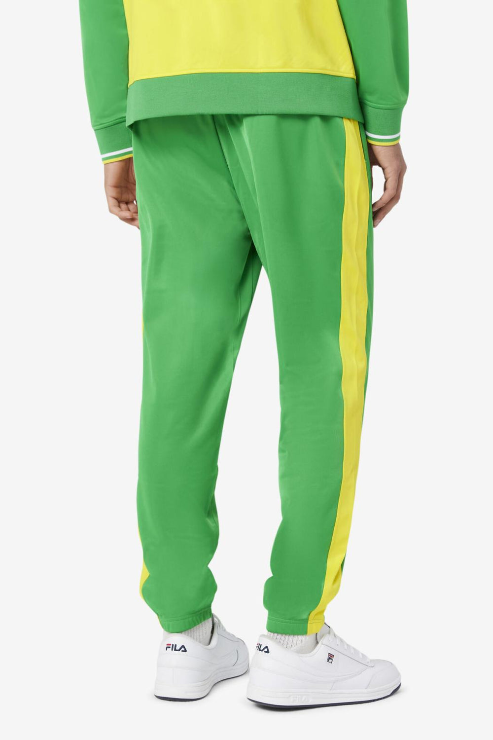 FILA Brazil Track Pant 331 FERN GREEN / CYBER YELLOW | Men Sweatsuits &amp; Tracksuits