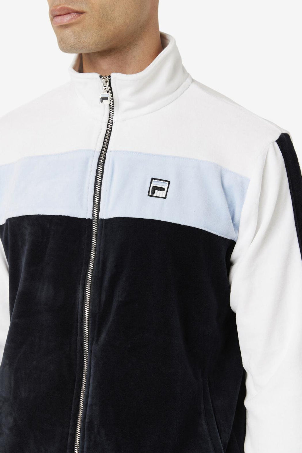 FILA Brice Velour Jacket | Men Sweaters &amp; Outerwear