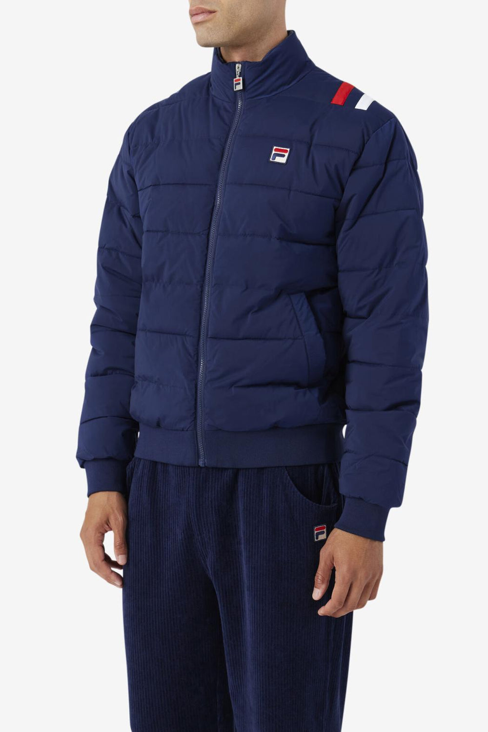 FILA Brody Puffer Jacket 410 FILA NAVY | Men Sweaters &amp; Outerwear