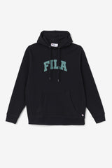 FILA Brook Hoodie 001 BLACK / BLUE SPRUCE | Men Sweatshirts &amp; Hoodies
