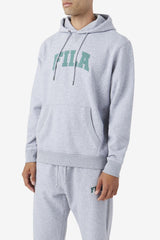FILA Brook Hoodie 064 LIGHT GREY MARL / BLUE SPRUCE | Men Sweatshirts &amp; Hoodies