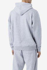 FILA Brook Hoodie 064 LIGHT GREY MARL / BLUE SPRUCE | Men Sweatshirts &amp; Hoodies