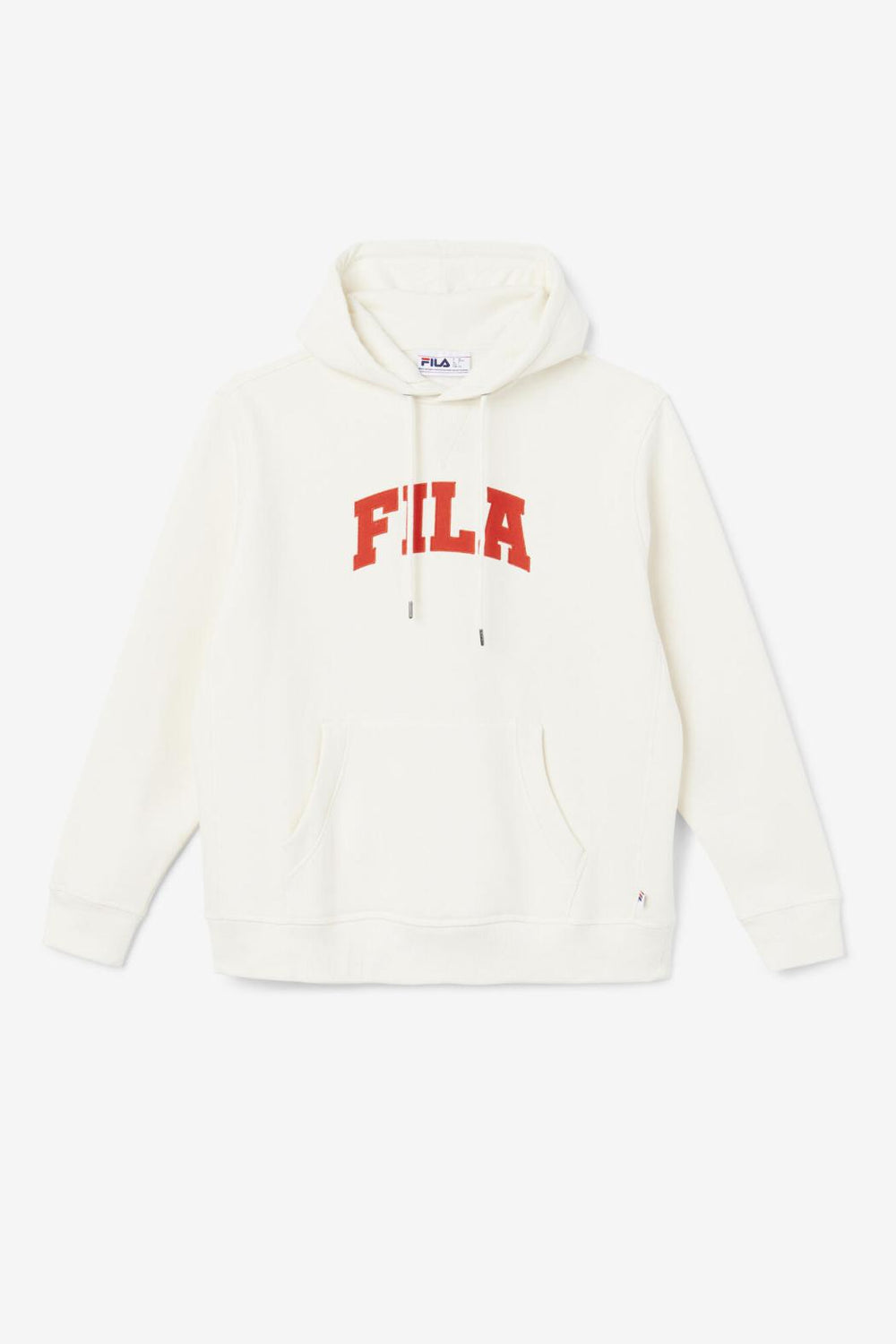FILA Brook Hoodie 132 GARDENIA / FIERY RED | Men Sweatshirts &amp; Hoodies