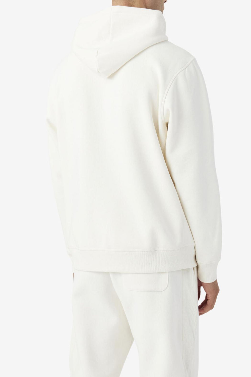 FILA Brook Hoodie 132 GARDENIA / FIERY RED | Men Sweatshirts &amp; Hoodies