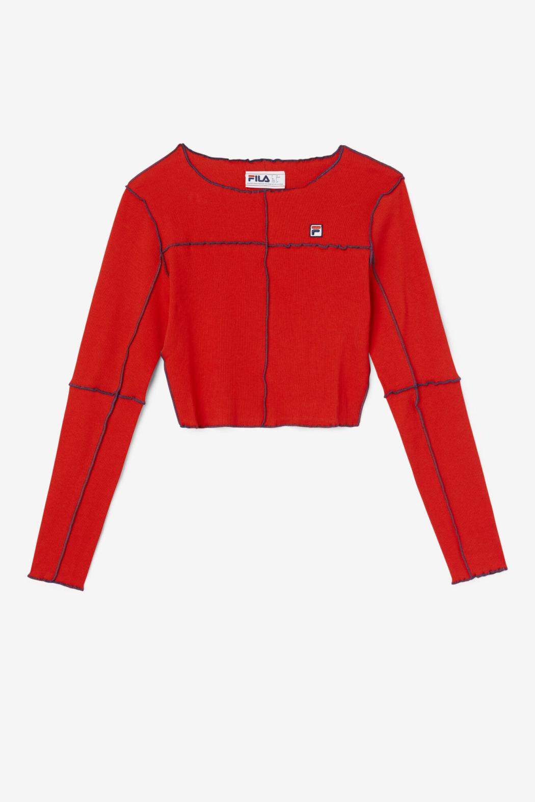 FILA Brooklynn Top 622 FILA RED | Women Tops &amp; T-Shirts