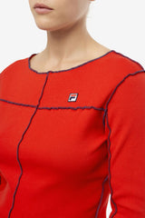 FILA Brooklynn Top 622 FILA RED | Women Tops &amp; T-Shirts