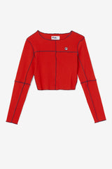 FILA Brooklynn Top 622 FILA RED | Women Tops &amp; T-Shirts