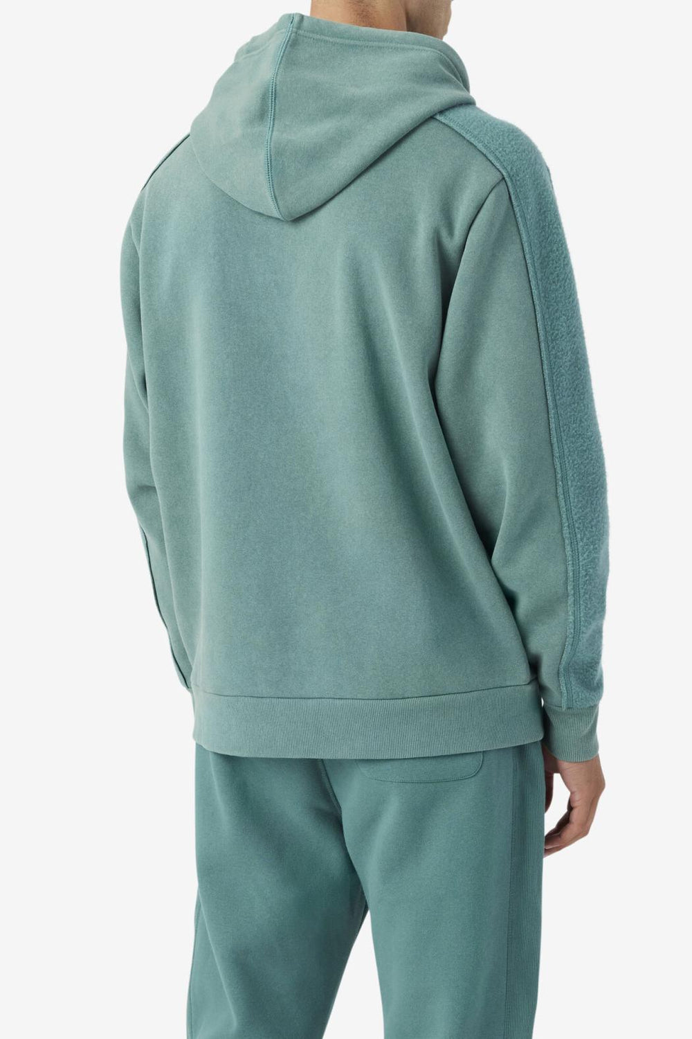 FILA Bryson Vintage Wash Hoodie 320 BLUE SPRUCE / MIMOSA | Men Sweatshirts &amp; Hoodies