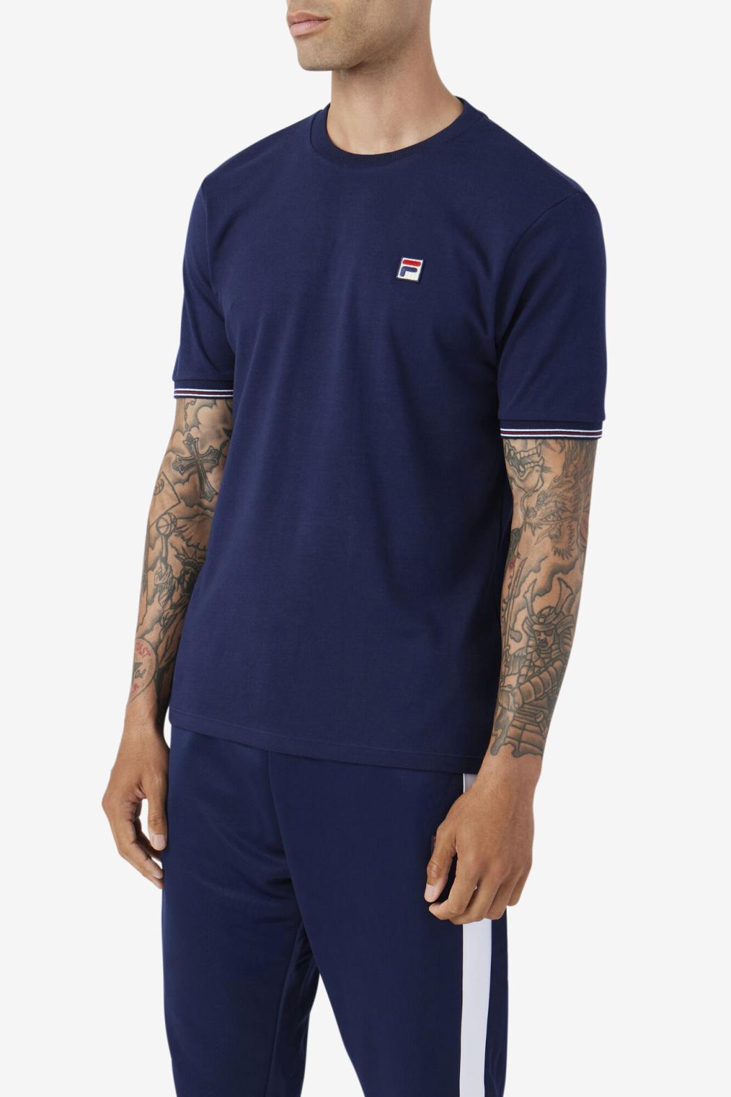 FILA Caleb Crew 410 FILA NAVY | Men Tops