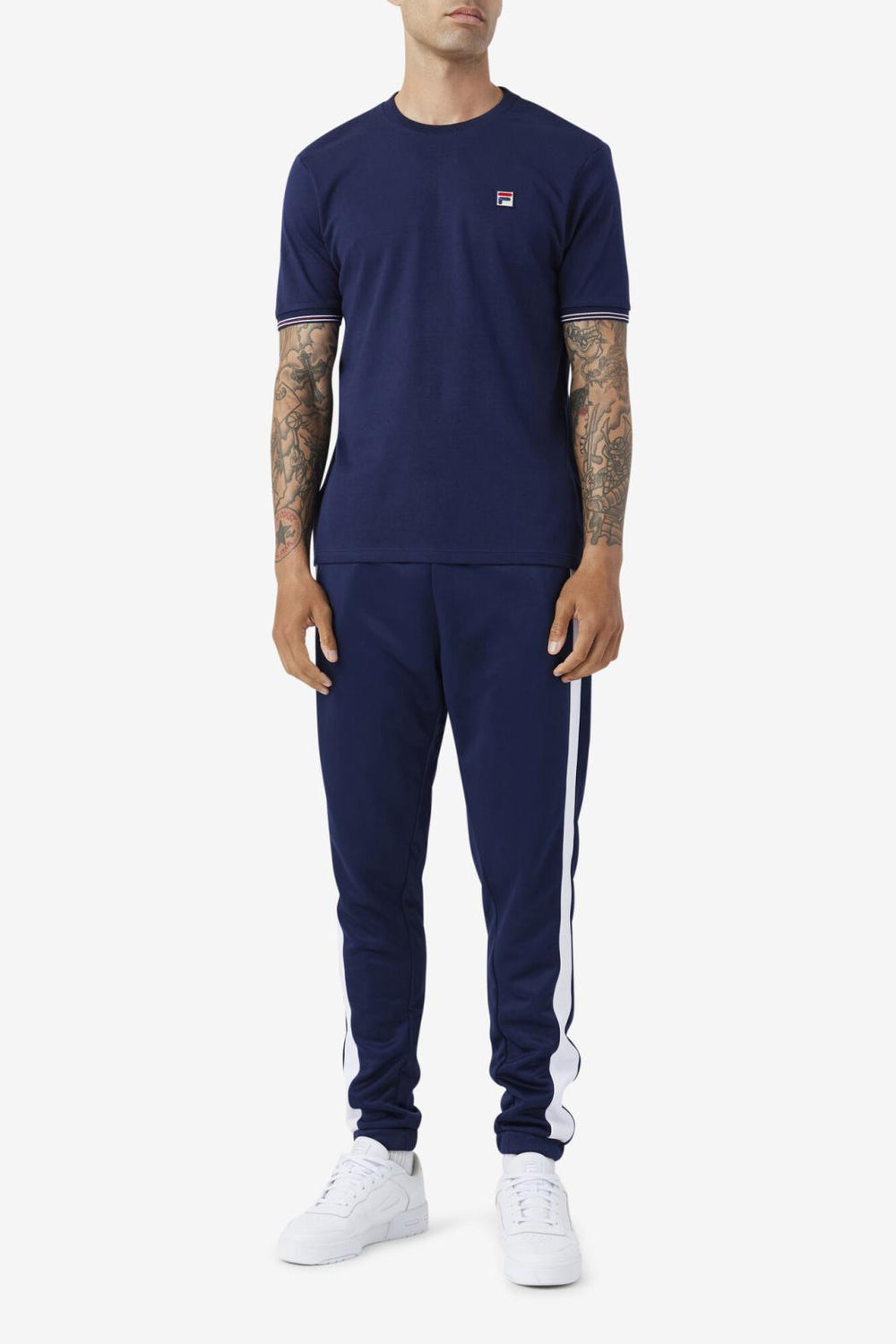 FILA Caleb Crew 410 FILA NAVY | Men Tops