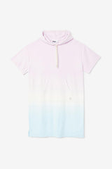 FILA Cali Hooded Poncho 534 WINSOM ORCHID / CRYSTAL BLUE / TENDER PEACH | Women Sweatshirts &amp; Hoodies
