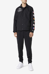 FILA Caquga Jacket 001 BLACK / WHITE | Men Sweaters &amp; Outerwear