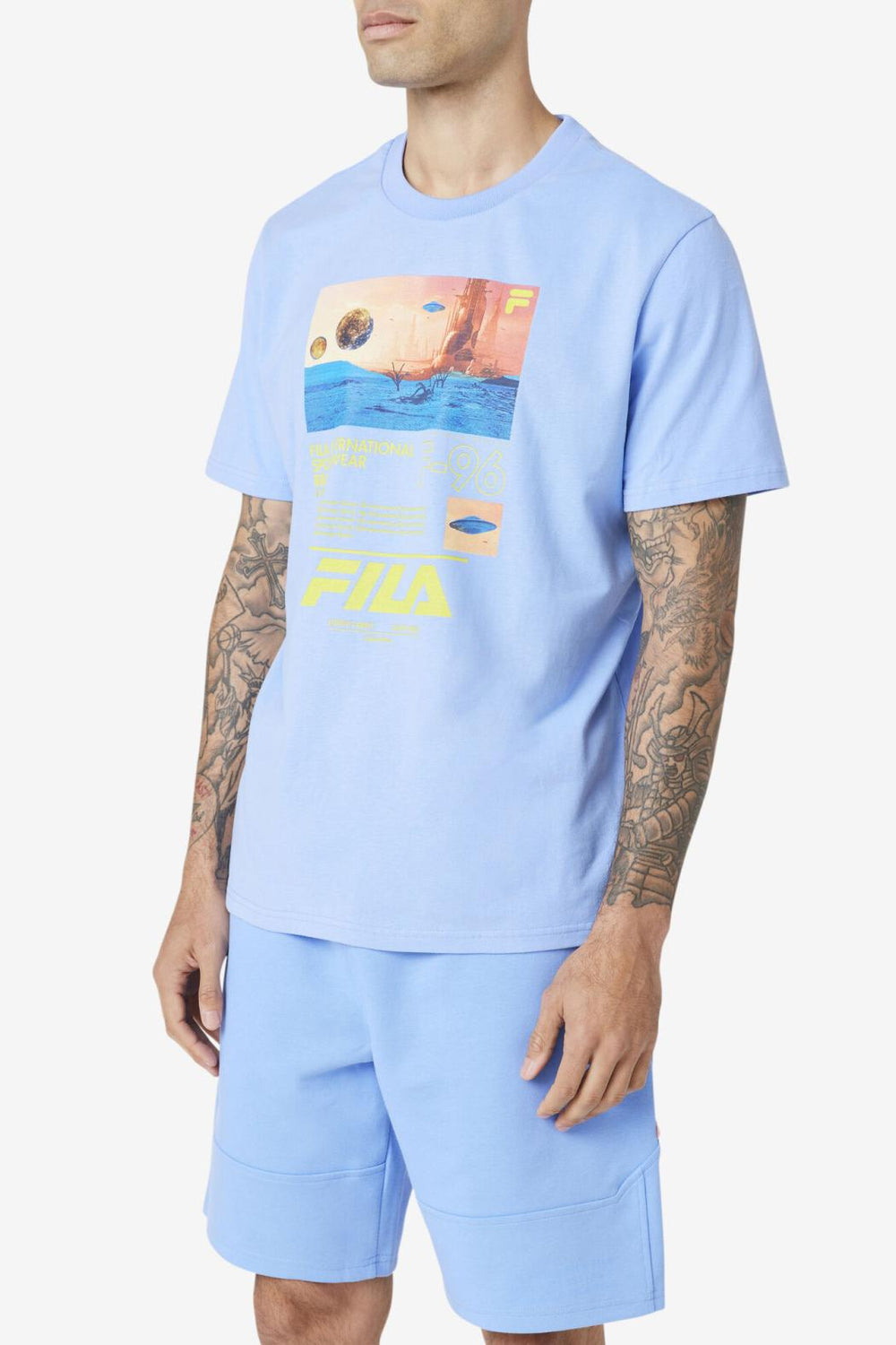 FILA Ceylon Tee 918 CORNFLOWER BLUE | Men Tops