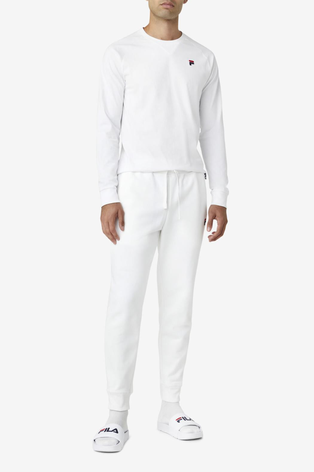 FILA Chardon Jogger 100 WHITE | Men Pants &amp; Shorts