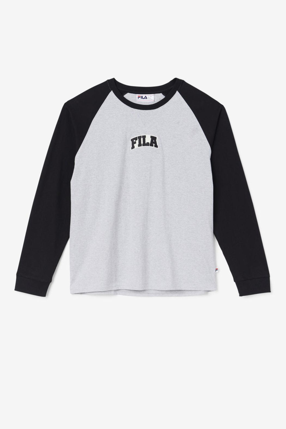 FILA Chet Raglan Tee 064 LIGHT GREY MARL / BLACK | Men Tops