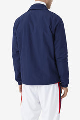 FILA Coaches Jacket 412 FILA NAVY | Men Sweaters &amp; Outerwear