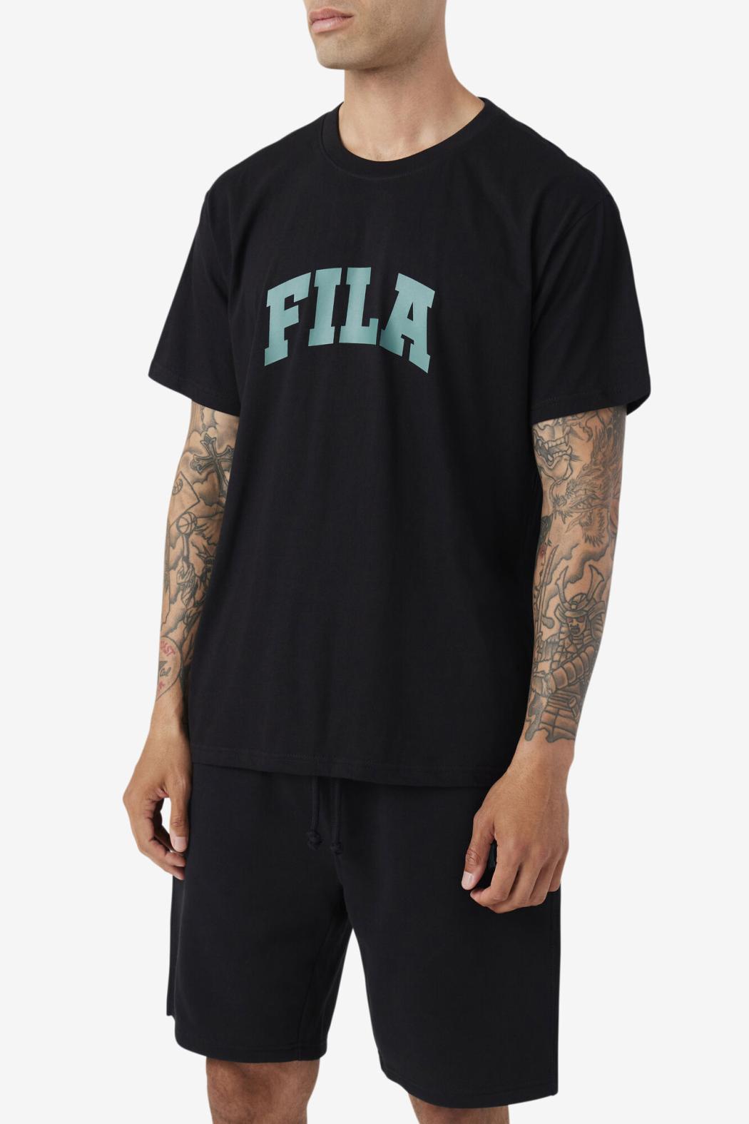 FILA Cody Tee 001 BLACK / BLUE SPRUCE | Men Tops