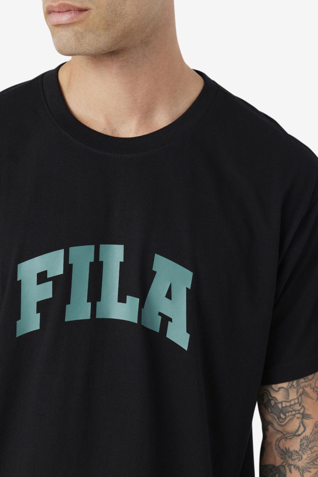 FILA Cody Tee 001 BLACK / BLUE SPRUCE | Men Tops