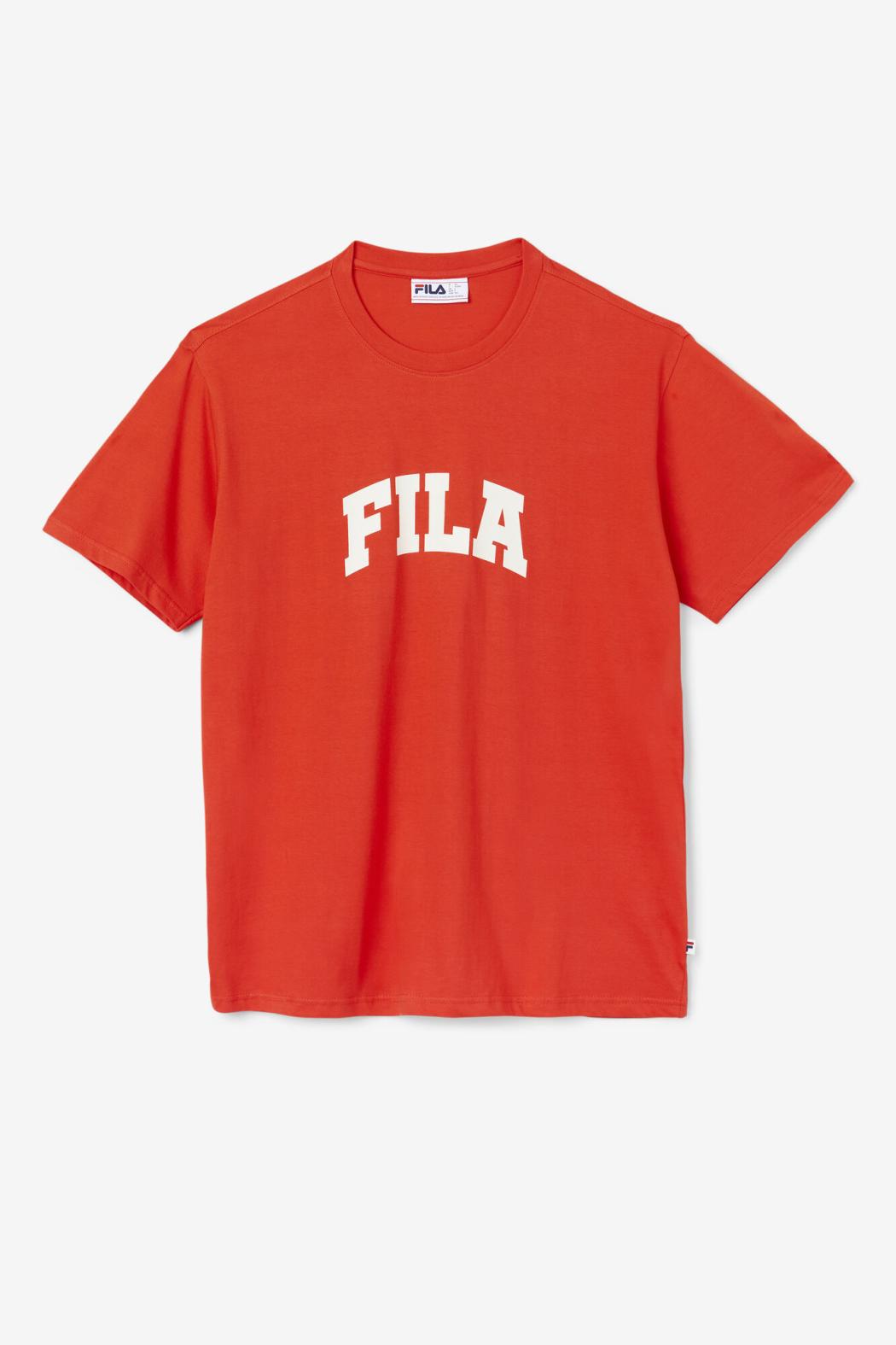 FILA Cody Tee 625 FIERY RED / WHITE | Men Tops